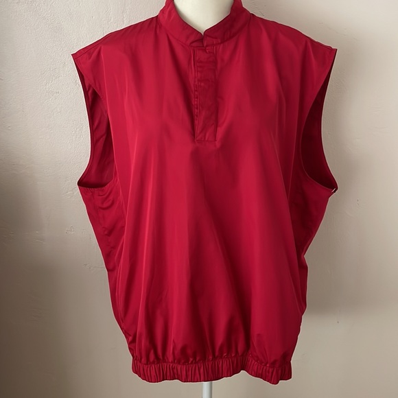 FOOTJOY Red Golfing Pullon Vest, Size Large - Picture 2 of 10